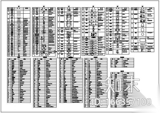 暖通空调专业术语图例cad施工图下载【ID:166357100】