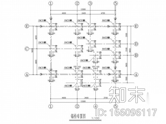 两层钢结构骨架别墅建筑结构全套图cad施工图下载【ID:166096117】