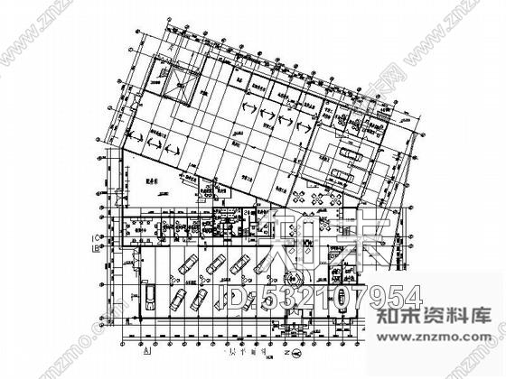 施工图精品现代东风标致汽车展厅设计施工图含效果模型cad施工图下载【ID:532107954】