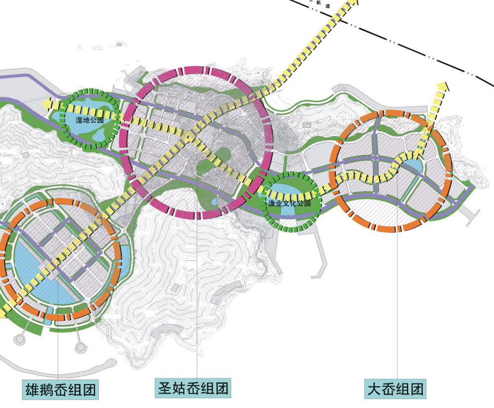 [浙江]洋山新城控制性规划方案文本cad施工图下载【ID:151724132】