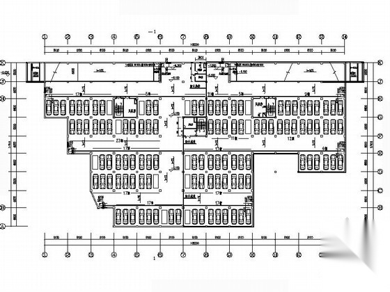 某办公楼地下车库建筑方案图施工图下载【ID:164877174】