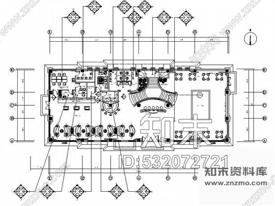 施工图吉林著名房产现代售楼处室内CAD装修图施工图下载【ID:532072721】