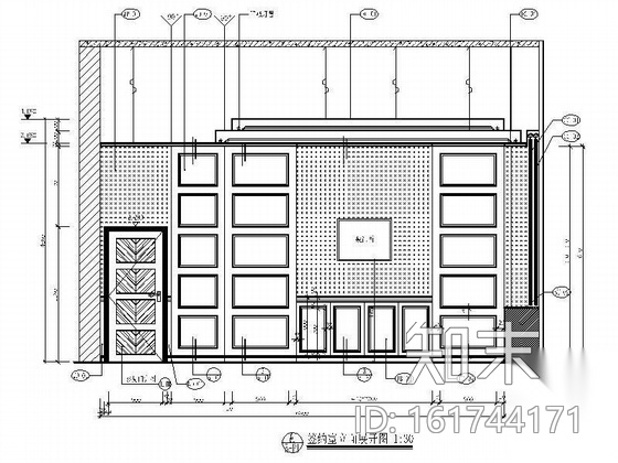 [成都]售楼中心签约室装修图cad施工图下载【ID:161744171】