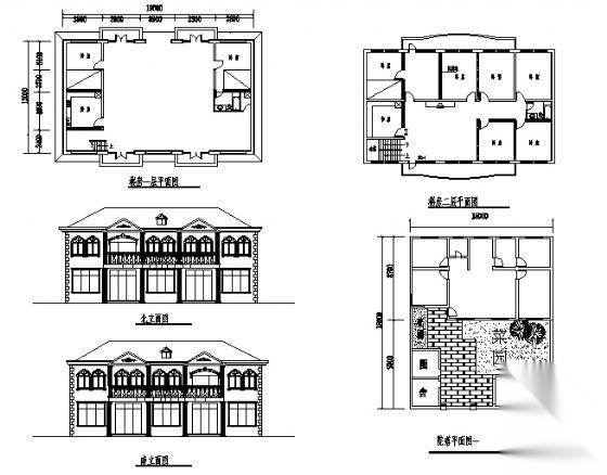 [宁夏]某新农村住宅建筑规划cad施工图下载【ID:149886130】