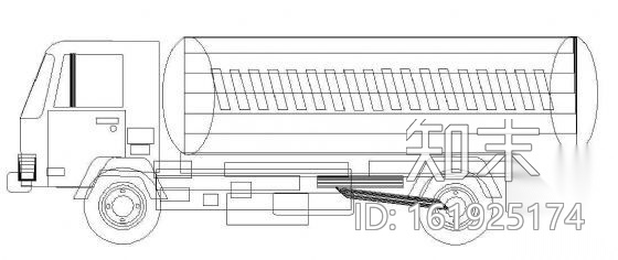 卡车图块3cad施工图下载【ID:161925174】