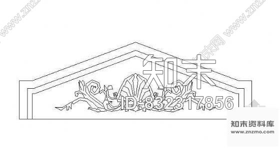 图块/节点欧式雕花图块24施工图下载【ID:832317856】