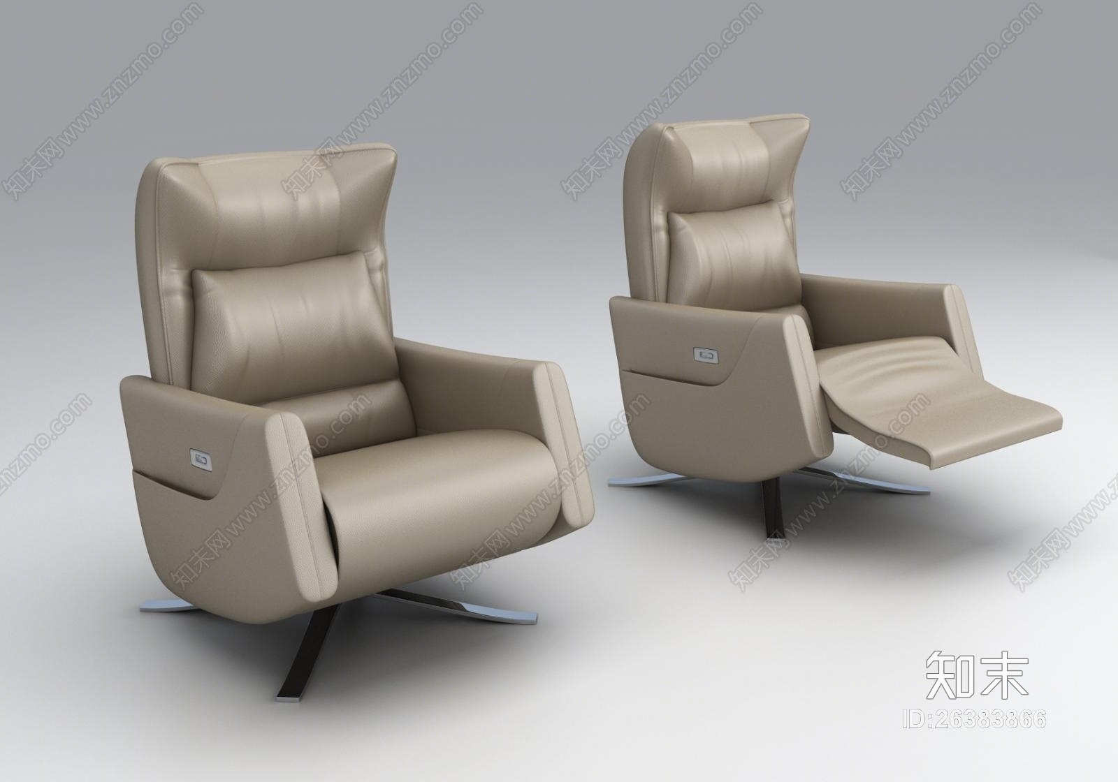躺椅3D模型下载【ID:26383866】