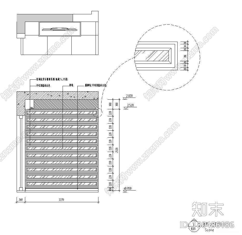 武汉名流-润合园A1样板房样板间施工图cad施工图下载【ID:180486186】