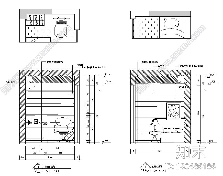 武汉名流-润合园A1样板房样板间施工图cad施工图下载【ID:180486186】