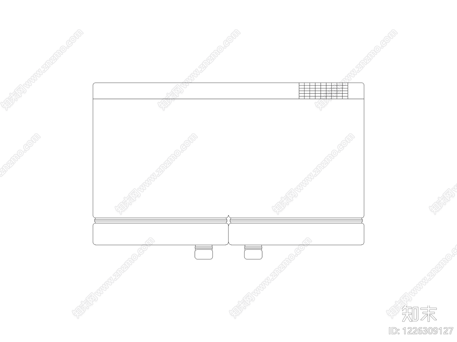 桌子cad施工图下载【ID:1226309127】