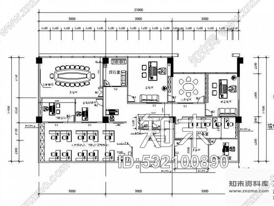 施工图广州某数据资源有限公司方案图含效果cad施工图下载【ID:532100890】