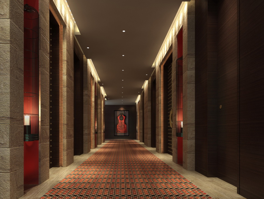 [湖北]恩施瑞享国际酒店室内设计施工图及效果图施工图下载【ID:161835121】