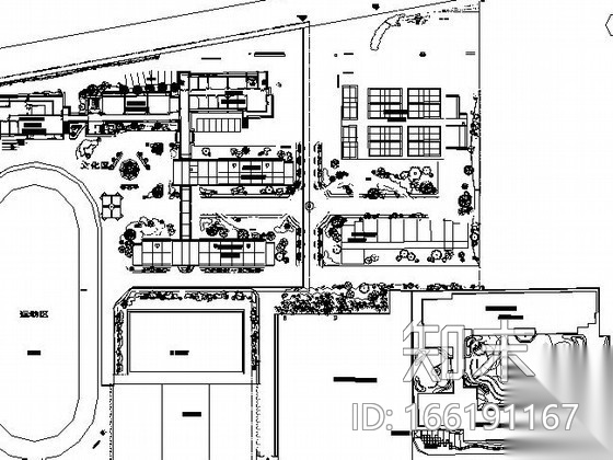 [临安]某小学校园景观设计施工图施工图下载【ID:166191167】