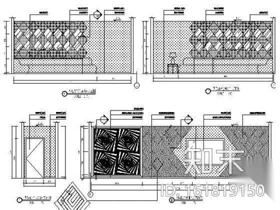 凯悦大酒店豪华KTV空间施工图cad施工图下载【ID:161819150】