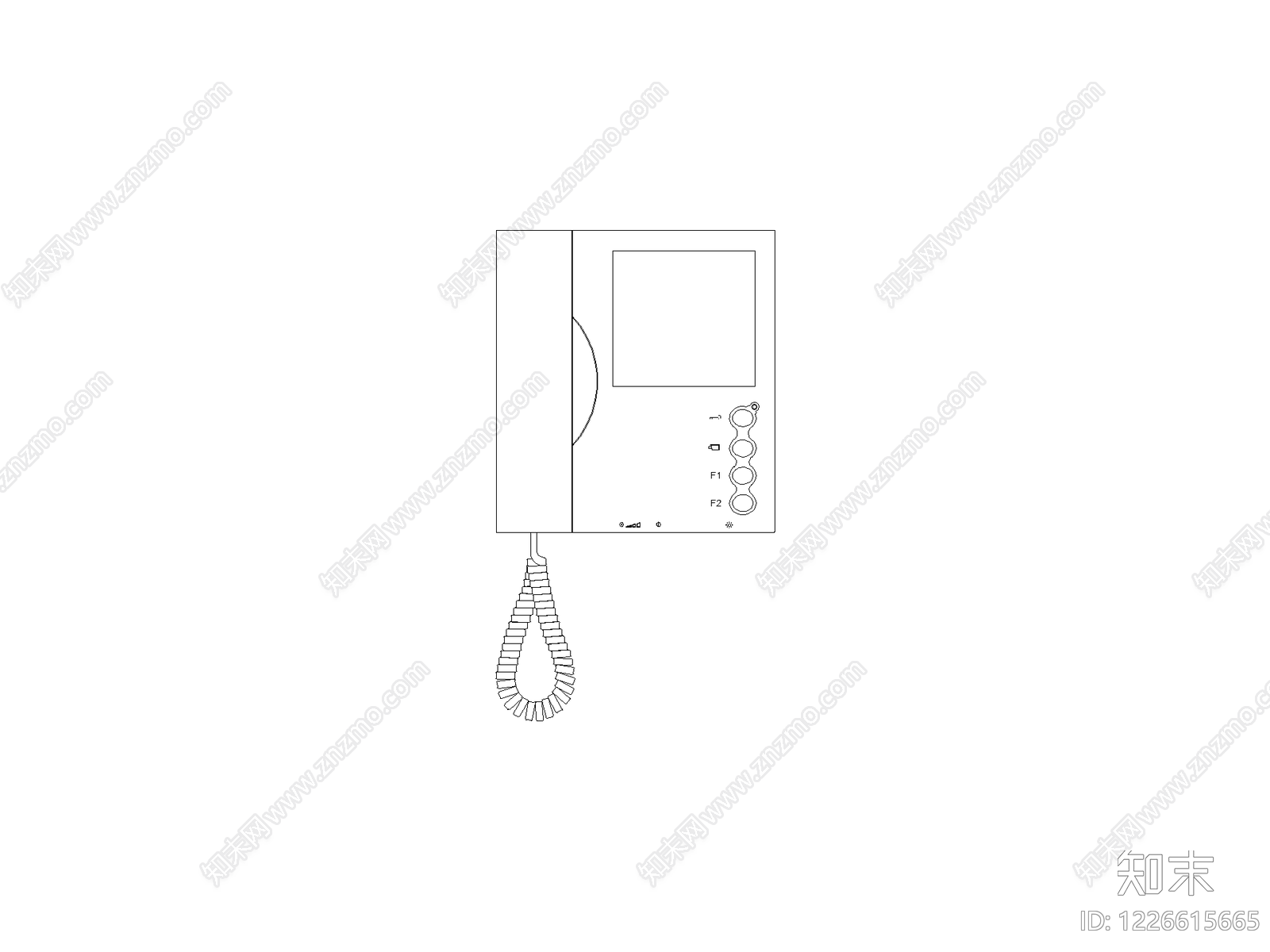 家具图块cad施工图下载【ID:1226615665】