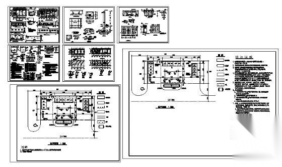 某加油站建筑结构方案图cad施工图下载【ID:151685126】