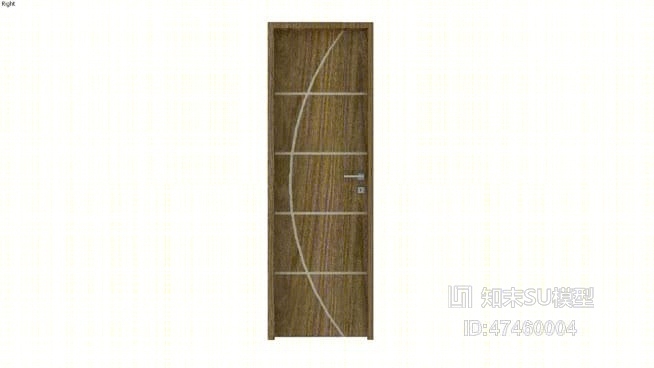 单开门SU模型下载【ID:218007393】