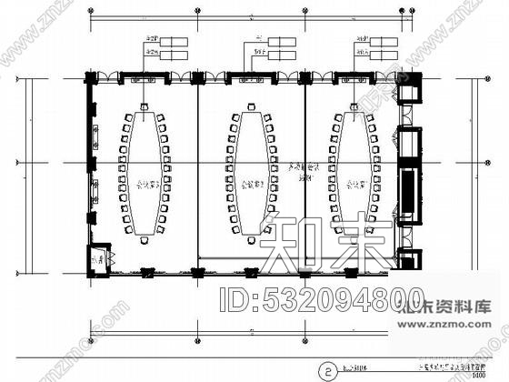 施工图360㎡会议多功能厅装饰施工图cad施工图下载【ID:532094800】