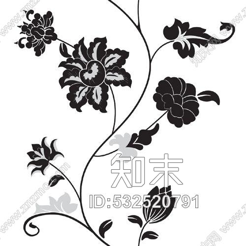 凹凸黑白-黑白古典贴图下载【ID:532520791】