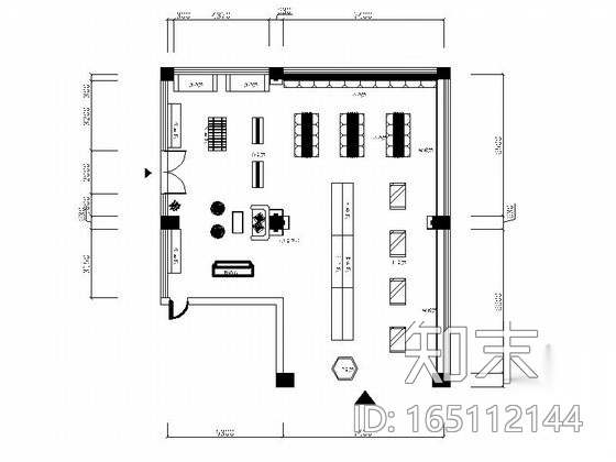 某汽车展示厅装修方案cad施工图下载【ID:165112144】
