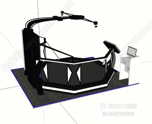 现代VR设备SU模型下载【ID:843720606】