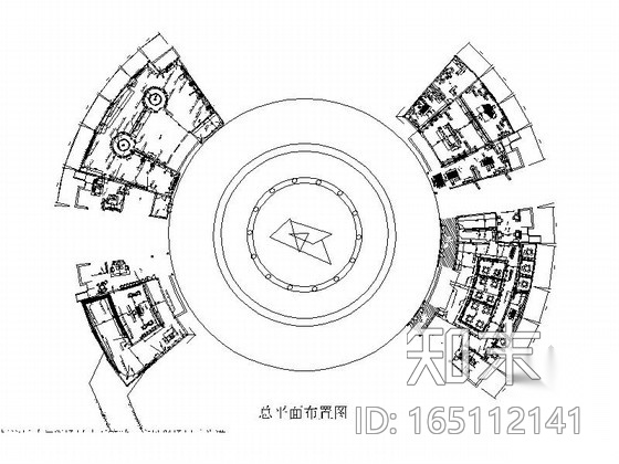 [安徽]文化展示广场室内装修图cad施工图下载【ID:165112141】