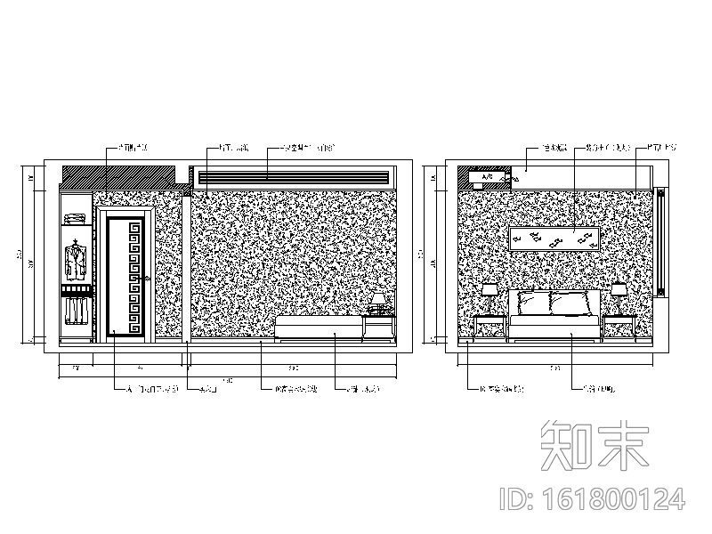 [重庆]中式风格别墅设计CAD施工图（含效果图）cad施工图下载【ID:161800124】