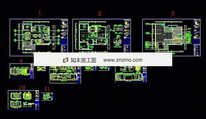 张星都市华庭施工图cad施工图下载【ID:36928366】