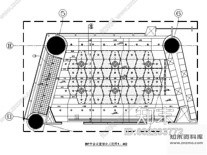 图块/节点会议室详图cad施工图下载【ID:832233772】