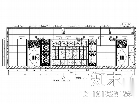 [青岛]五星级酒店新中式中西餐厅装修施工图（含效果）cad施工图下载【ID:161928126】