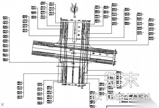 某市政道路工程管线综合图纸cad施工图下载【ID:166347134】