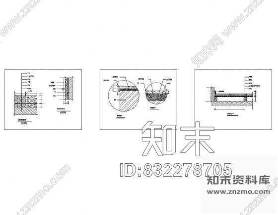 常用剖面详图施工图下载【ID:832278705】