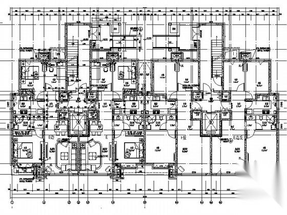 [北京]双拼别墅及小高层住宅建筑施工图（知名设计院）cad施工图下载【ID:165395160】