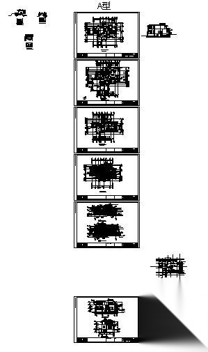 某二层别墅建筑设计方案图cad施工图下载【ID:149918198】