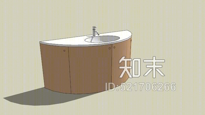 移动巴格诺曲线SU模型下载【ID:521706266】