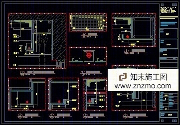 万科中心A3户型施工图cad施工图下载【ID:56912655】