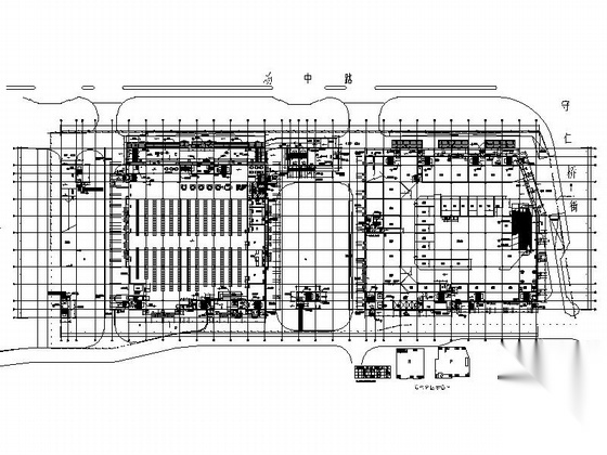 [上海]3层现代风格超市及专业卖场建筑施工图（知名设计...cad施工图下载【ID:167380124】