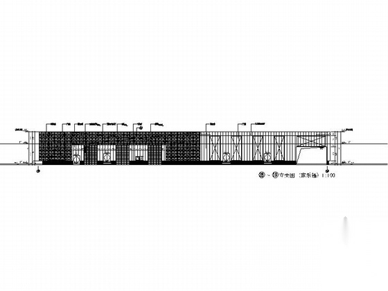 [上海]3层现代风格超市及专业卖场建筑施工图（知名设计...cad施工图下载【ID:167380124】