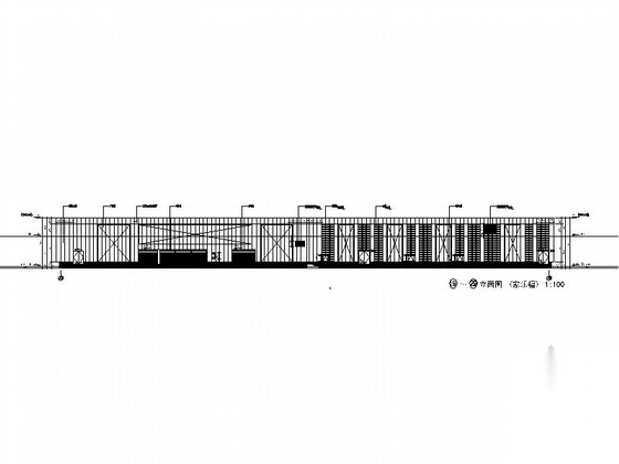 [上海]3层现代风格超市及专业卖场建筑施工图（知名设计...cad施工图下载【ID:167380124】