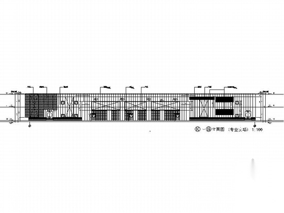 [上海]3层现代风格超市及专业卖场建筑施工图（知名设计...cad施工图下载【ID:167380124】