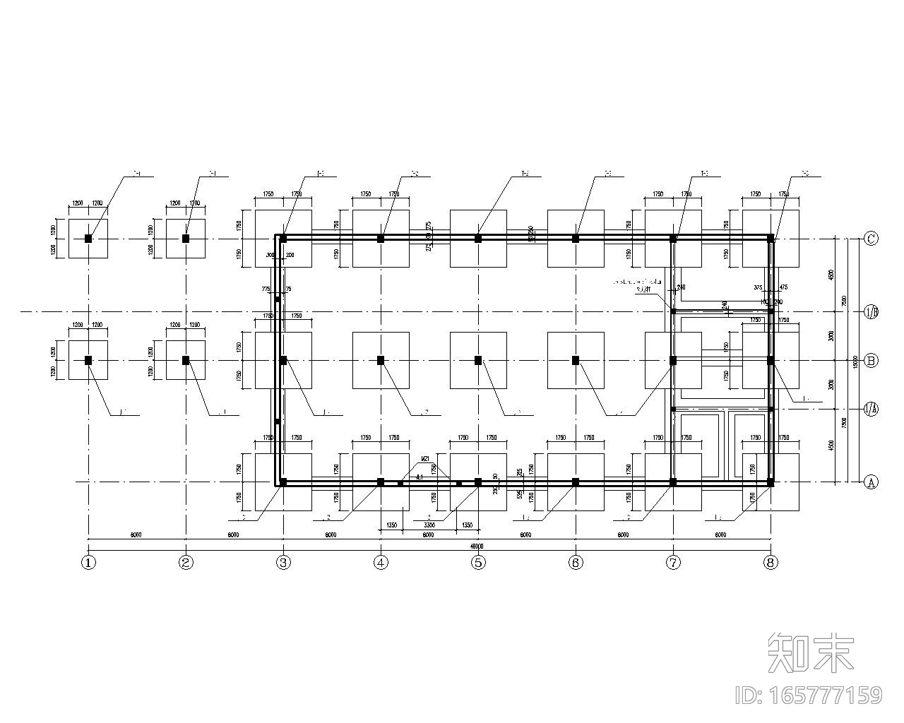 某污水厂污泥脱水机房含设备结构图（CAD）施工图下载【ID:165777159】