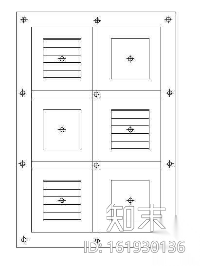 现代造型天花cad施工图下载【ID:161930136】