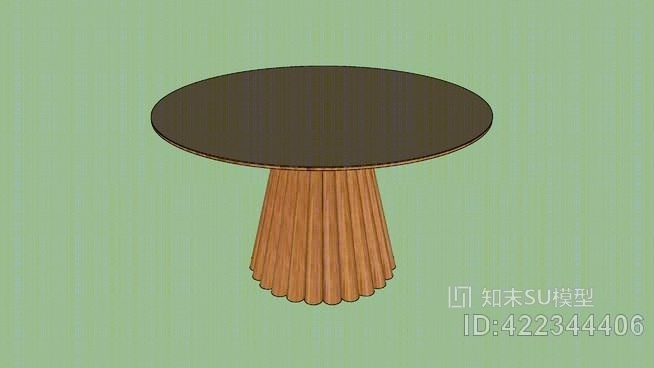 真ditcasa奥斯陆的桌子SU模型下载【ID:422344406】