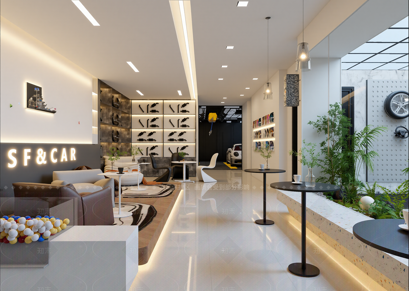 现代汽车展厅3D模型下载【ID:1214927621】