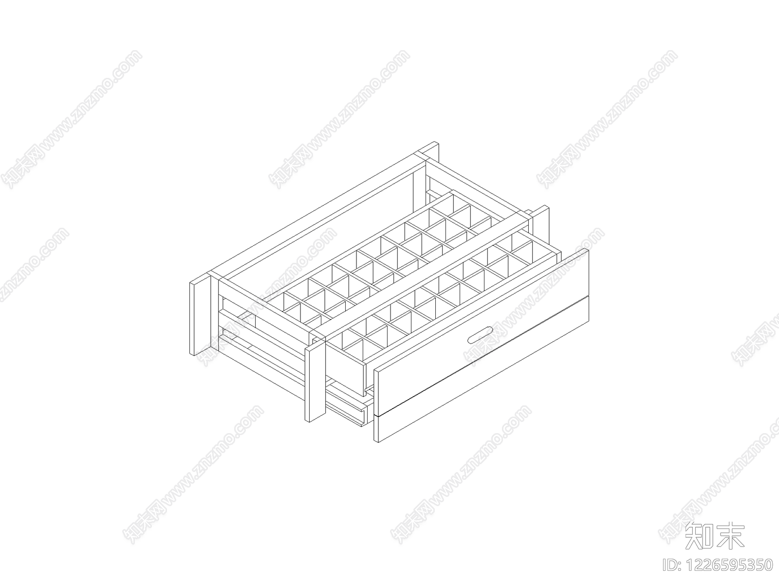 现代柜子CAD图纸