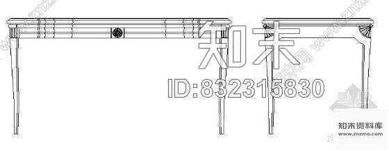 图块/节点桌子图块3cad施工图下载【ID:832315830】