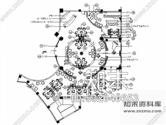 施工图成都CBD五星级豪华酒店大堂吧装修施工图施工图下载【ID:532040653】