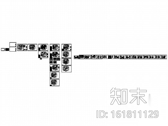 [原创]地中海风格三居室室内二次装修改造施工图cad施工图下载【ID:161811129】
