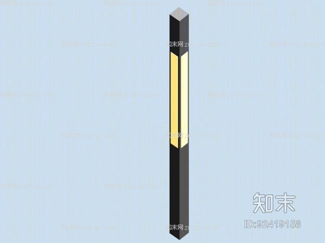 路灯53D模型下载【ID:92419158】