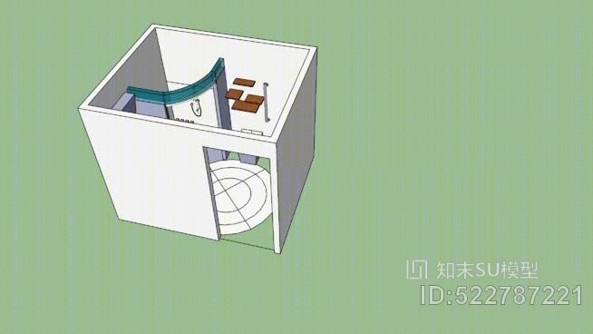 哥斯达黎加残疾人浴室SU模型下载【ID:522787221】